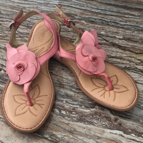 born flower sandals